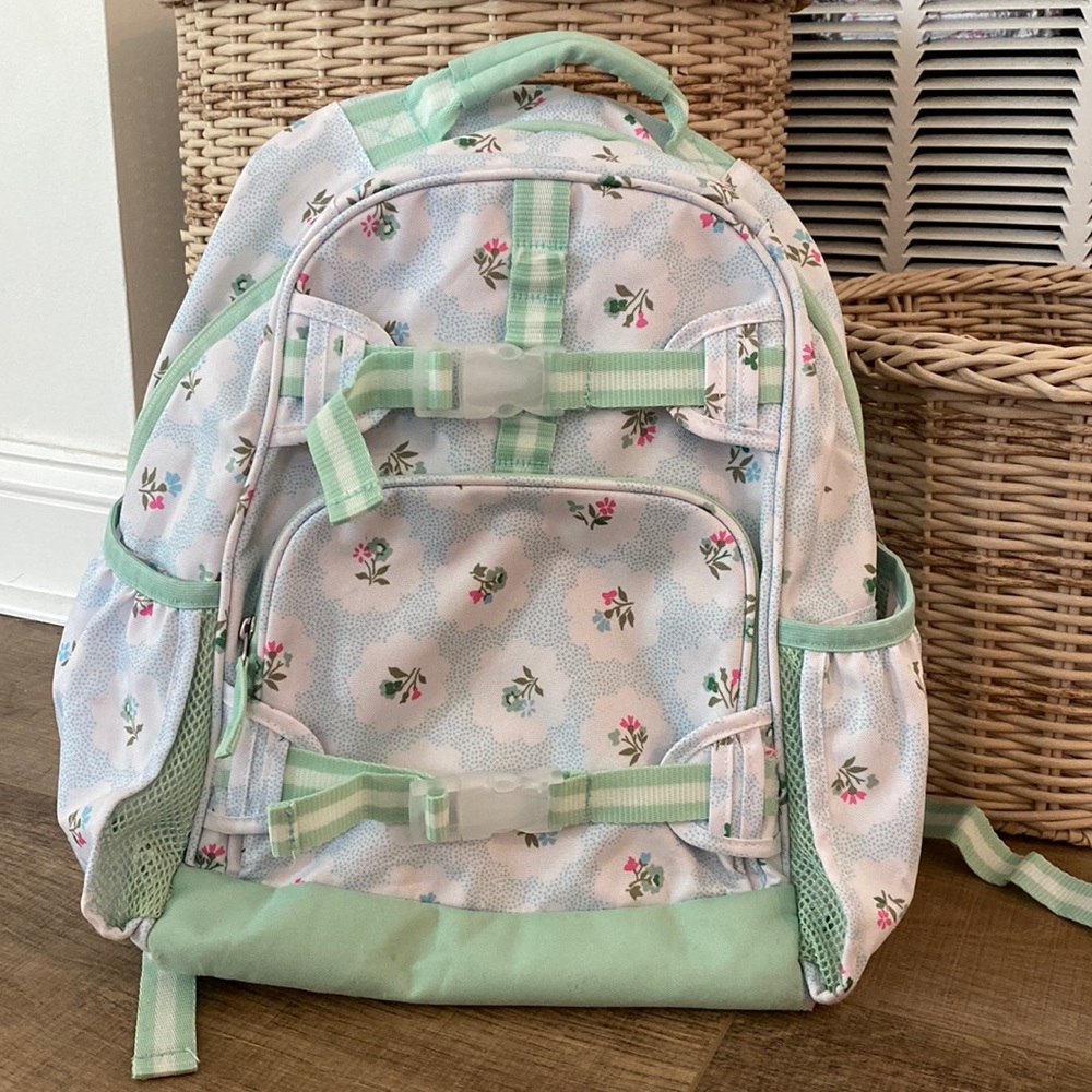 Pottery Barn Kids Large Floral Backpack